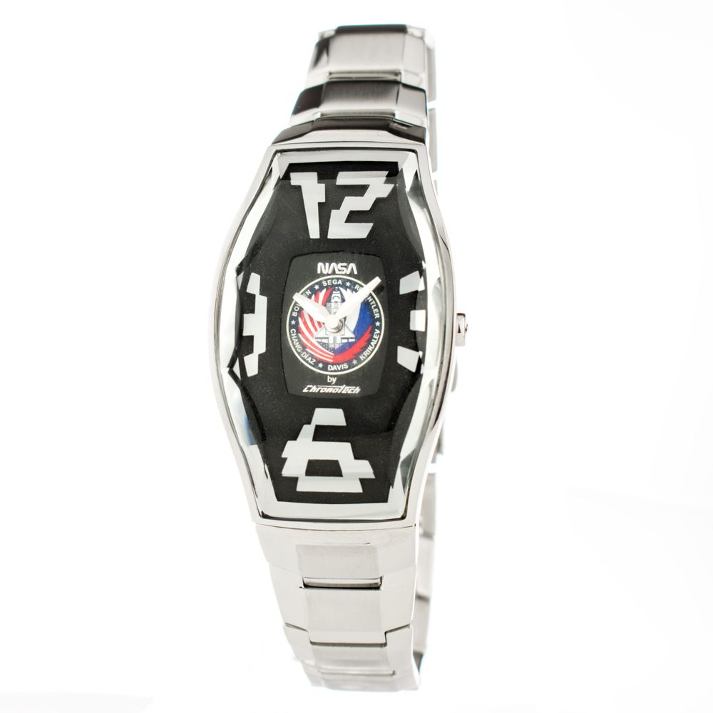 Chronotech Silberne Edelstahl-Dress-Watch