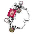 Chronotech Silberne Armbanduhr aus Edelstahl