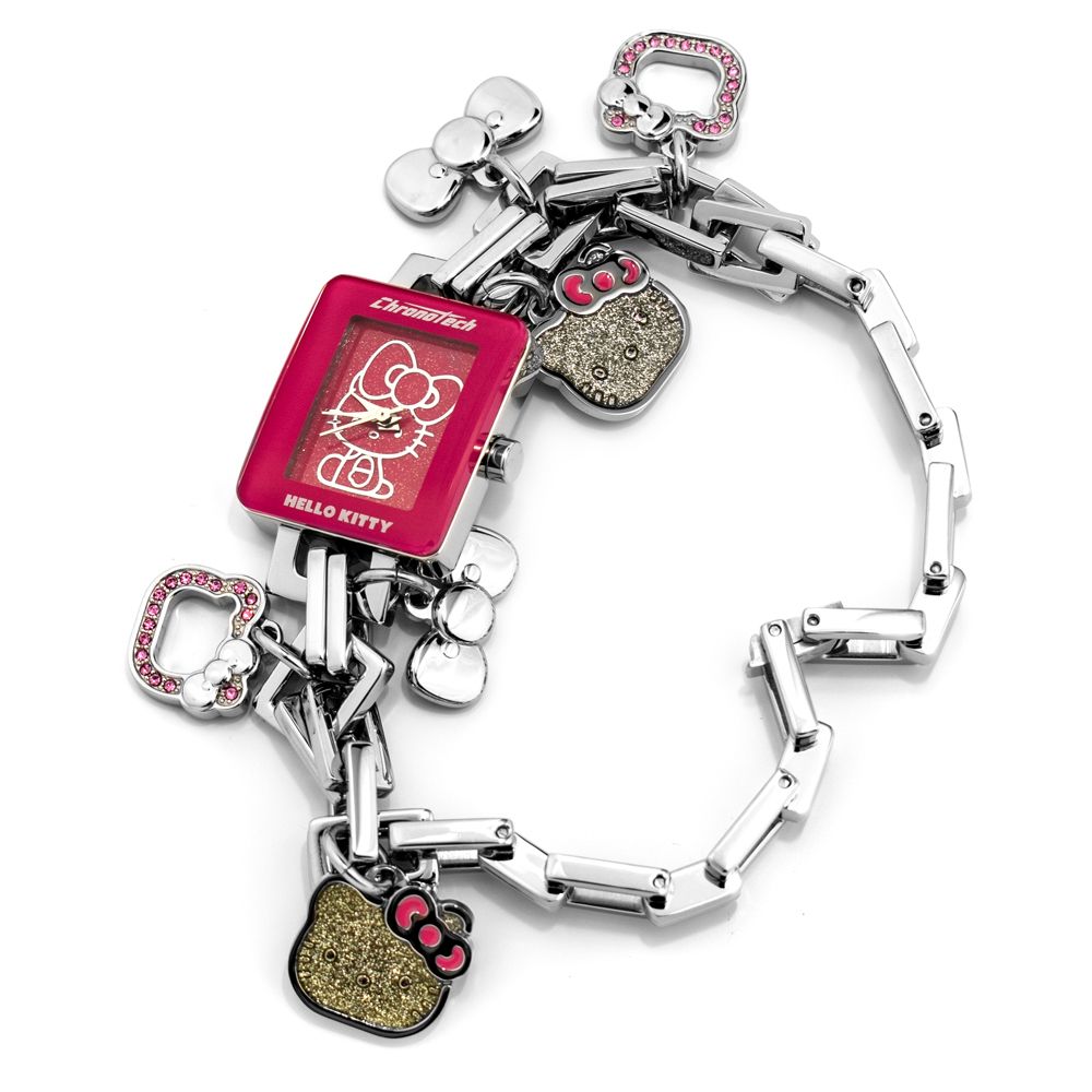Chronotech Silberne Armbanduhr aus Edelstahl