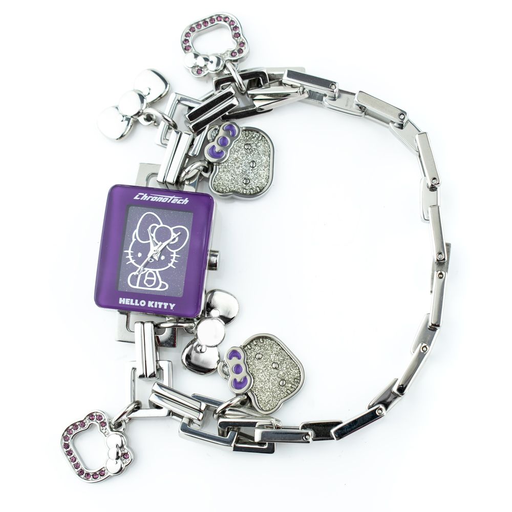 Chronotech Silberne Armbanduhr aus Edelstahl
