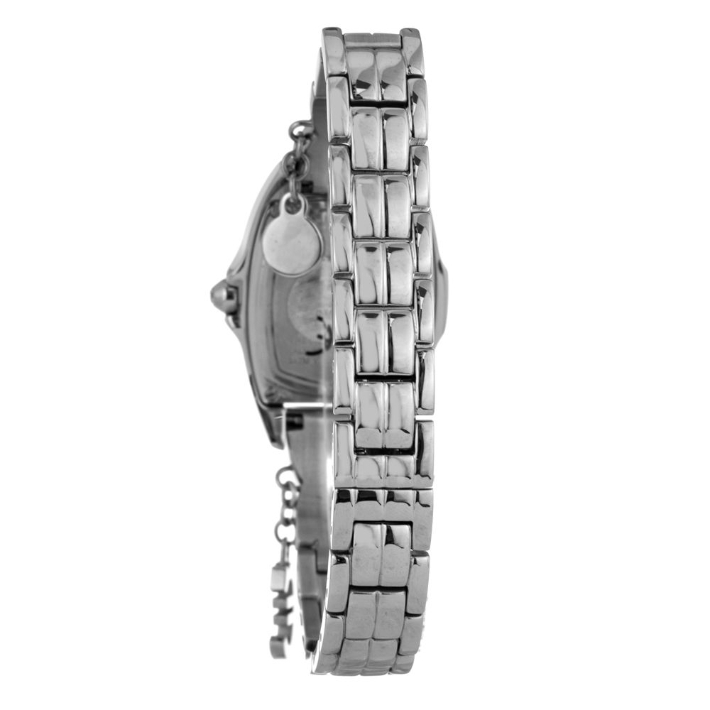 Chronotech Silberne Armbanduhr aus Edelstahl