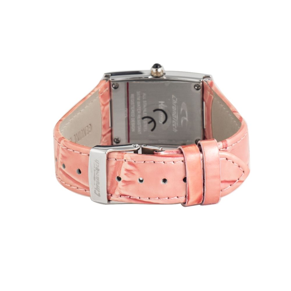 Chronotech Multicolor-Leder-Armbanduhr