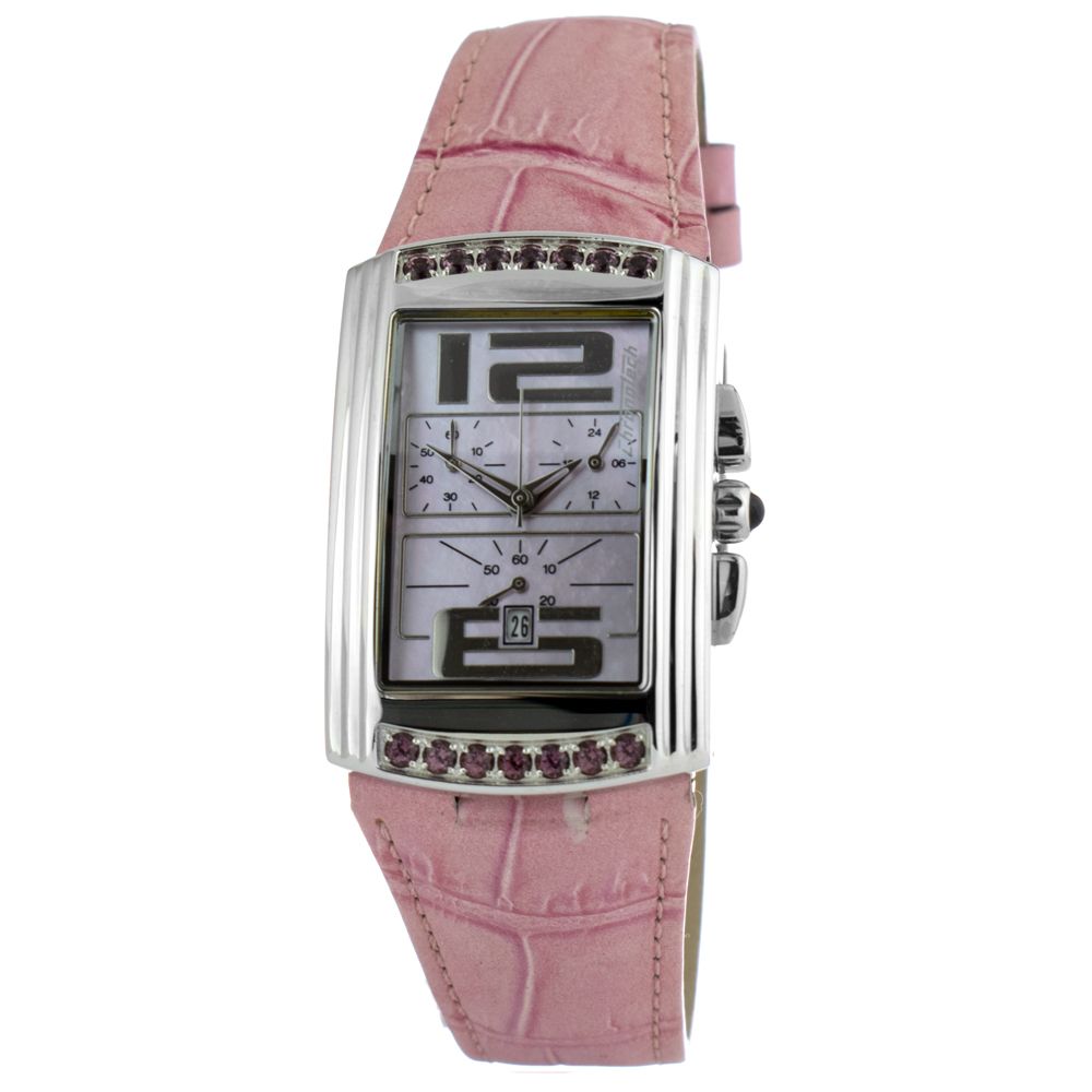 Chronotech Multicolor-Leder-Armbanduhr