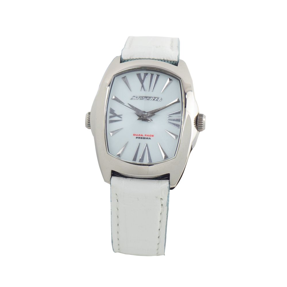 Chronotech Elegante blaue Leder-Armbanduhr