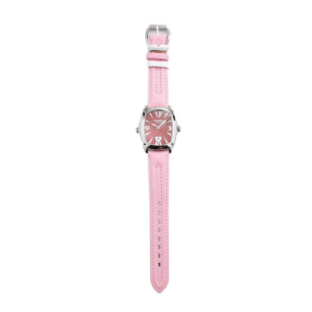 Chronotech Buntes Leder-Kleidungsstück-Armbanduhr