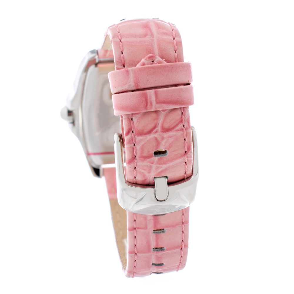 Chronotech Buntes Leder-Kleidungsstück-Uhr