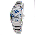 Chronotech Silberne Armbanduhr aus Edelstahl