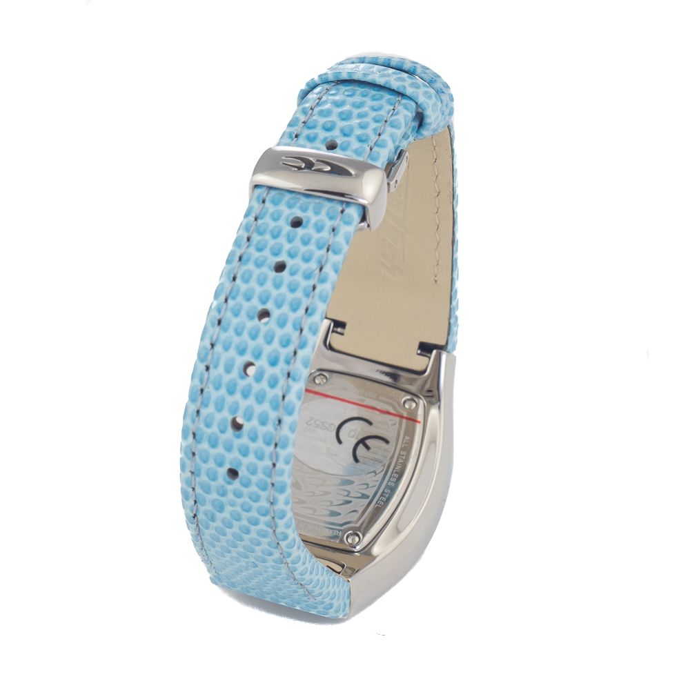 Chronotech Blaues Lederarmband-Uhr