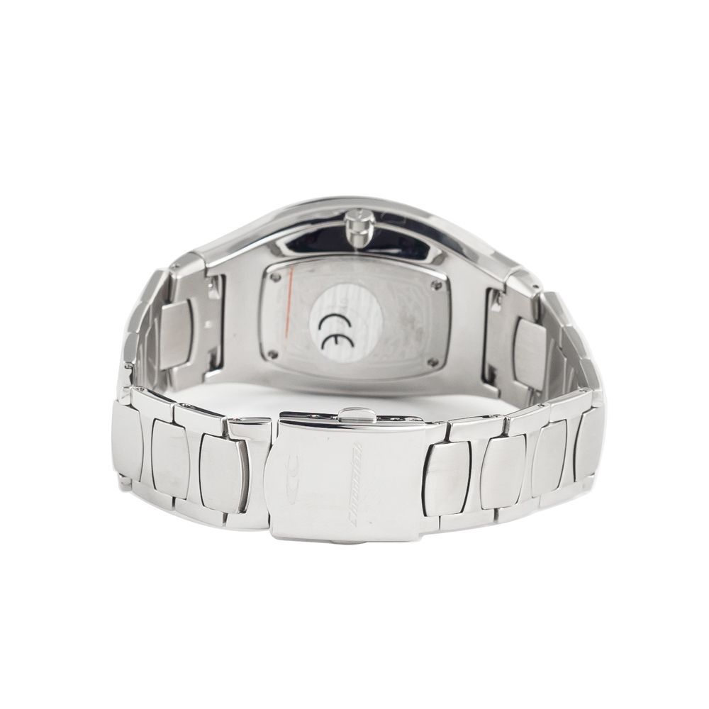 Chronotech Silberne Edelstahl-Dress-Uhr