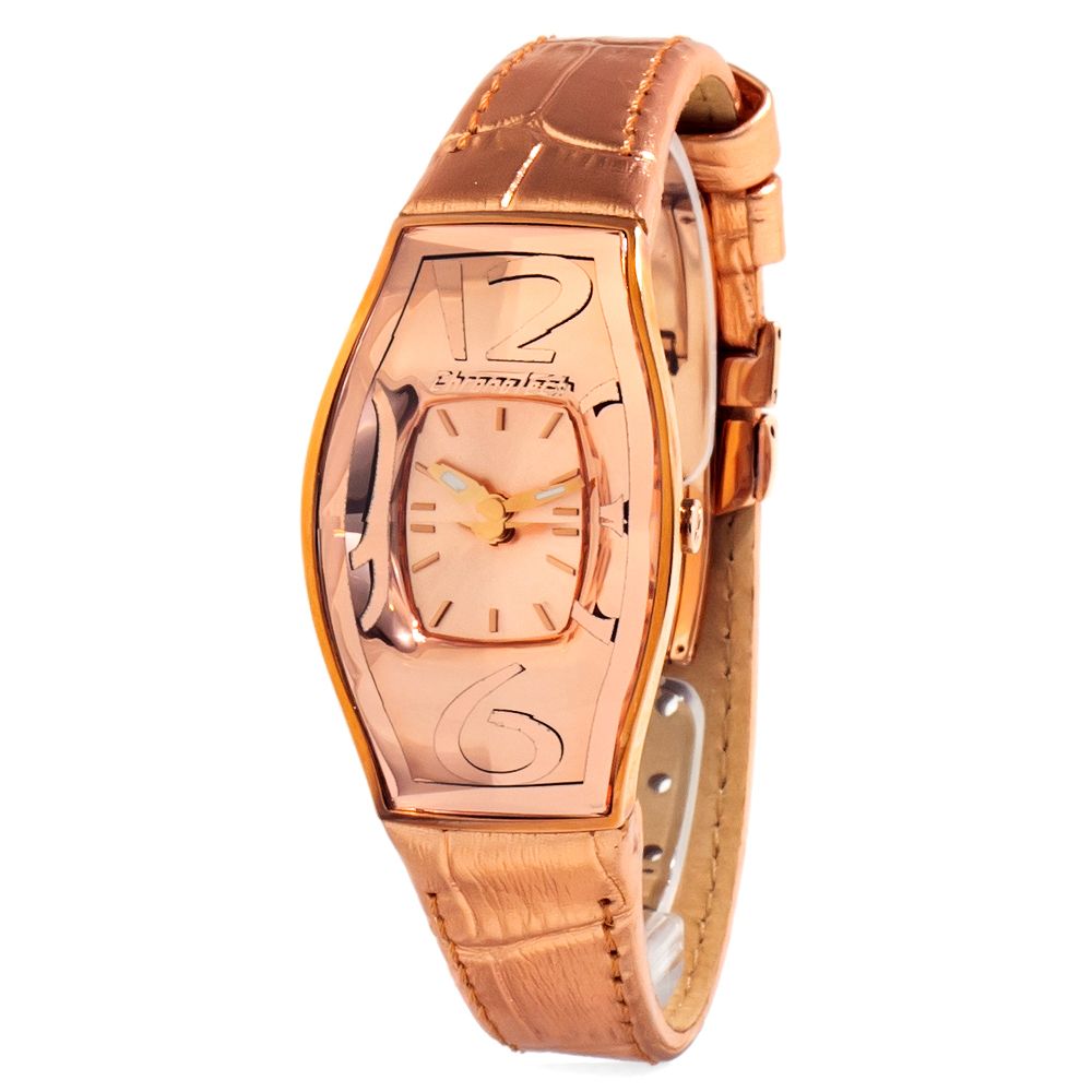 Chronotech Multicolor-Leder-Armbanduhr