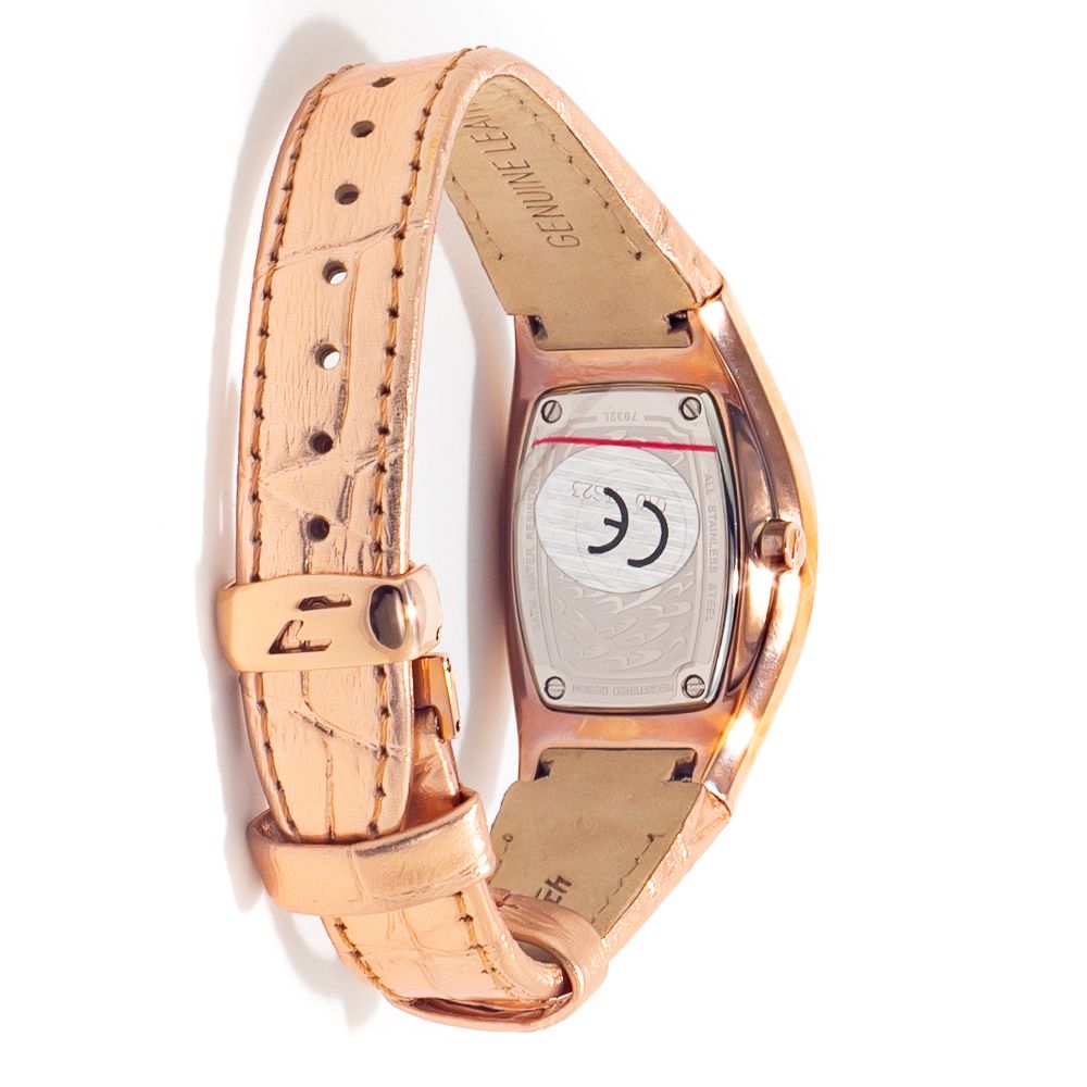 Chronotech Multicolor-Leder-Armbanduhr