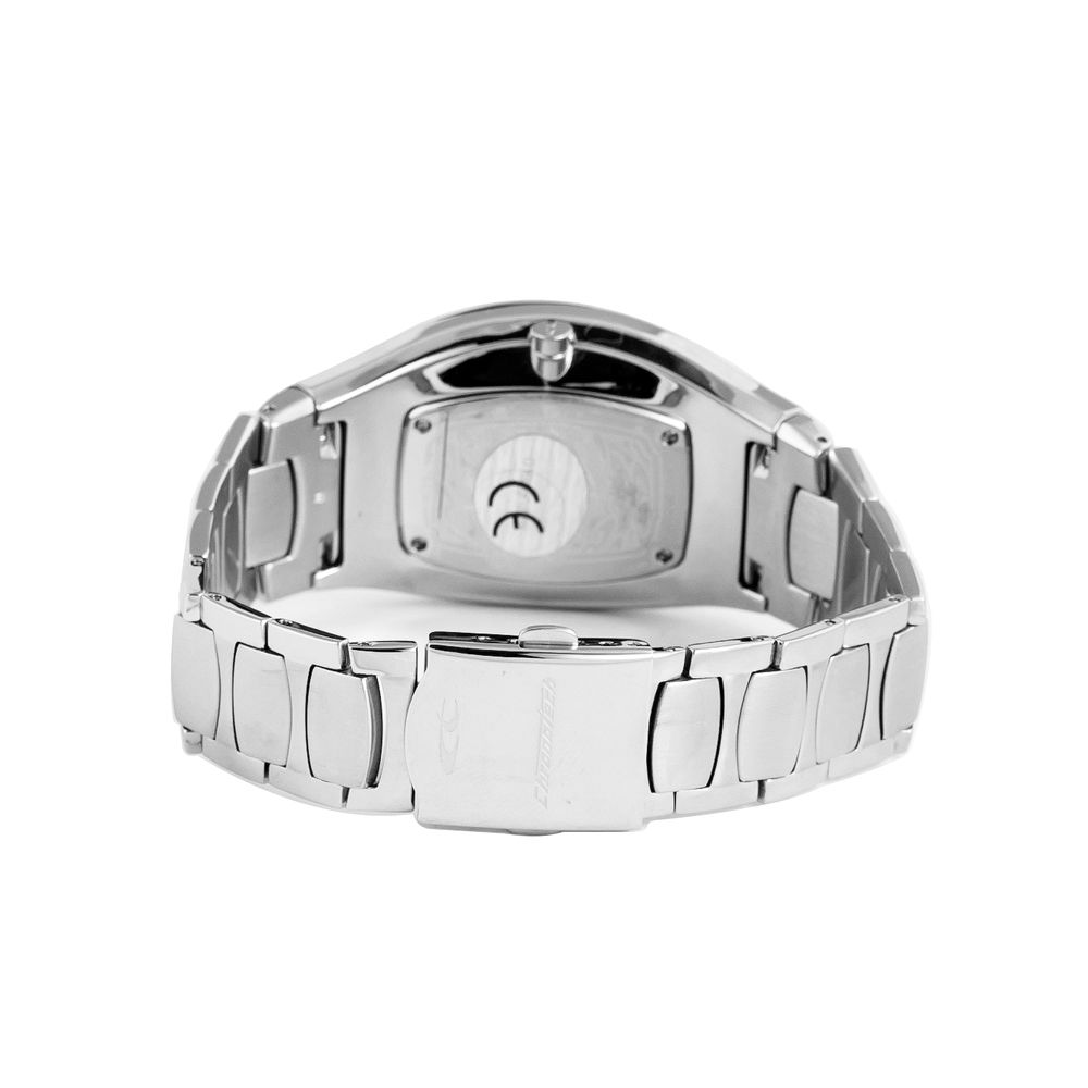 Chronotech Silberne Edelstahl-Dress-Uhr