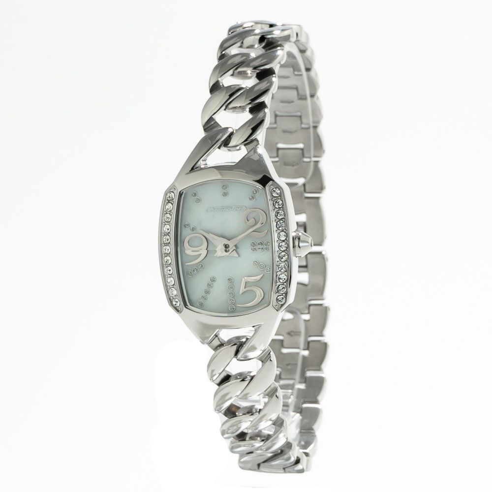 Chronotech Silberne Edelstahl-Dress-Uhr