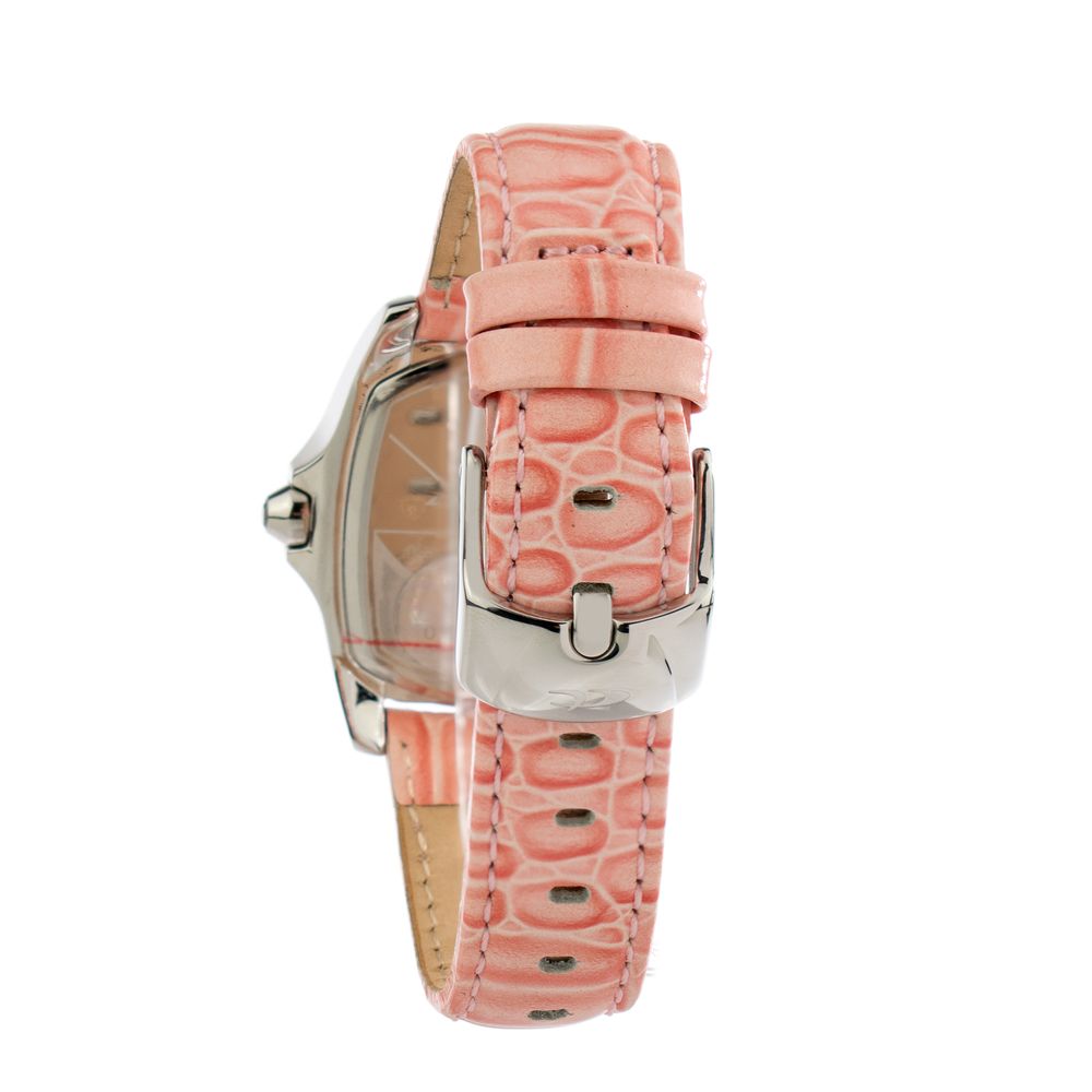Chronotech Buntes Leder-Kleidungsstück-Armbanduhr