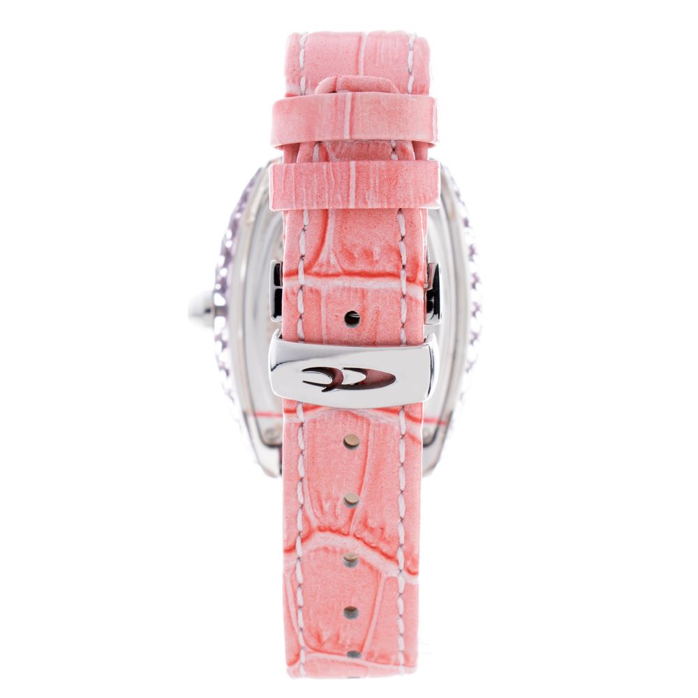 Chronotech Buntes Leder-Kleidungsstück-Armbanduhr
