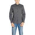Antony Morato Graues Baumwollhemd