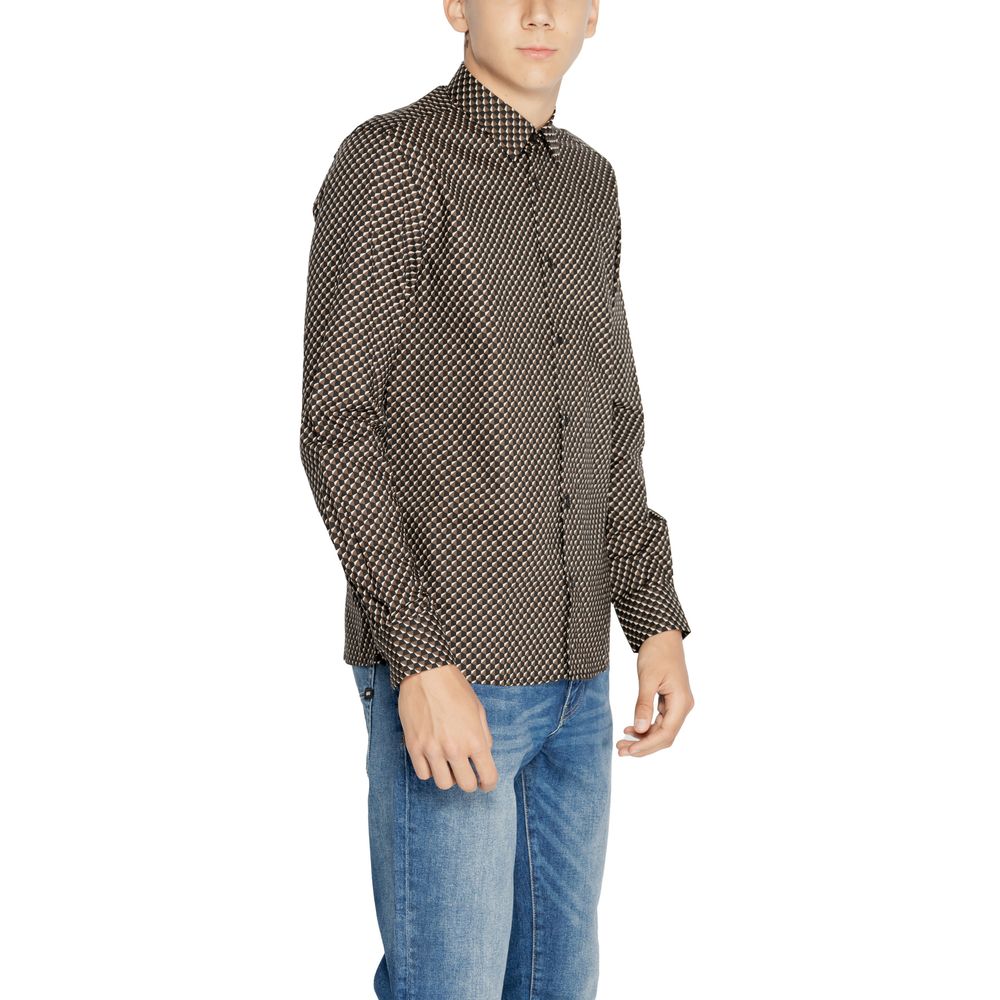 Antony Morato Braunes Baumwollhemd