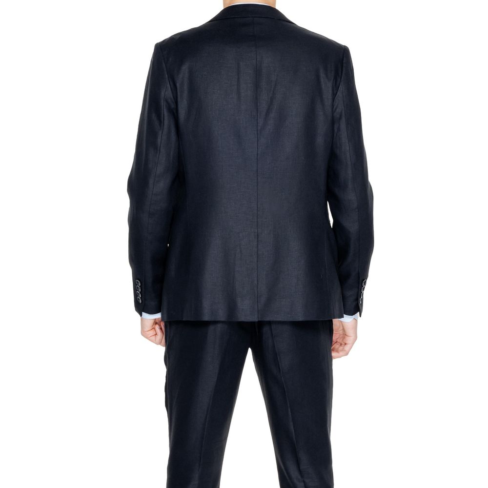 Antony Morato Schwarzer Leinenblazer