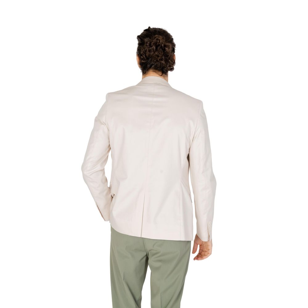 Antony Morato Blazer aus cremefarbener Baumwolle
