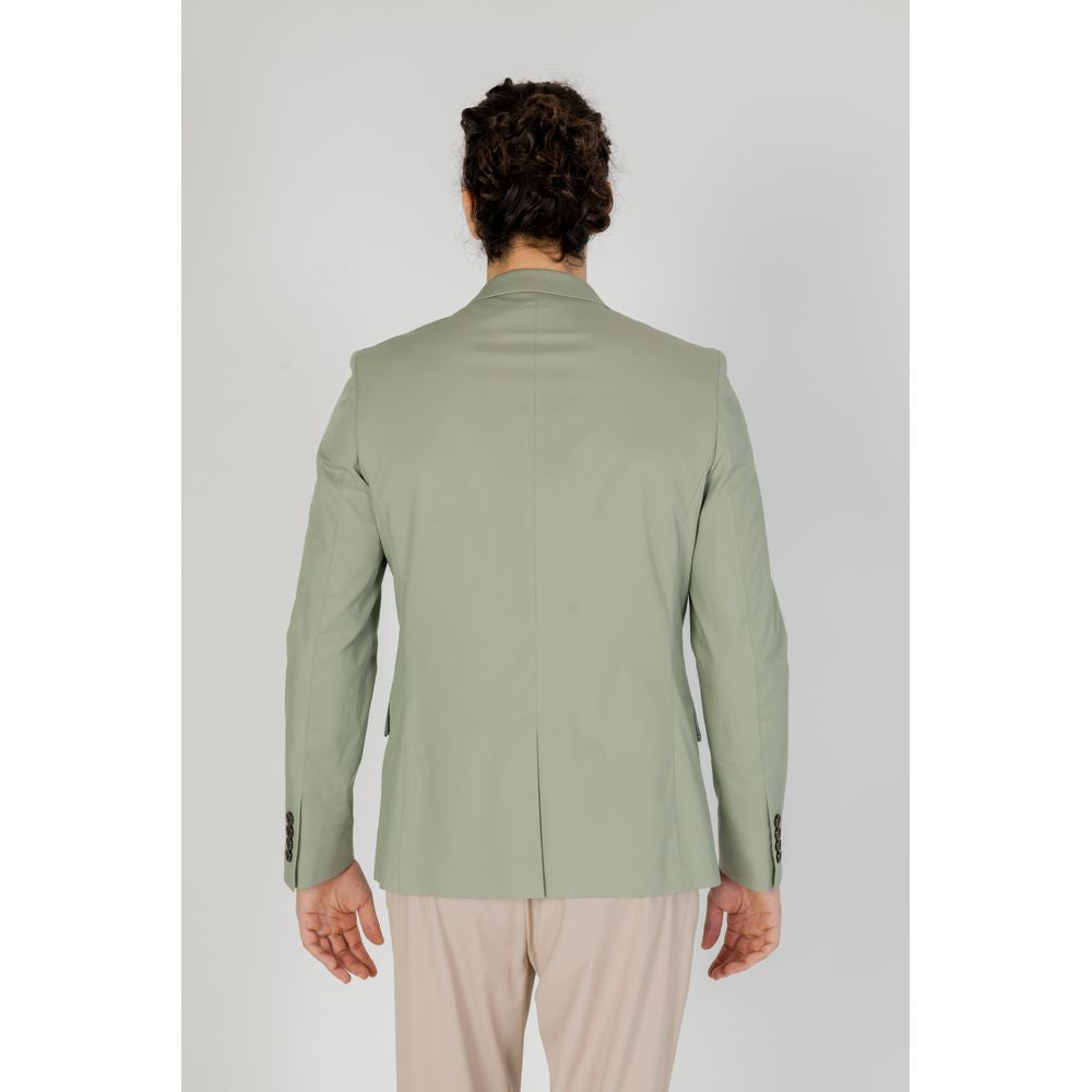 Antony Morato Grüner Baumwollblazer