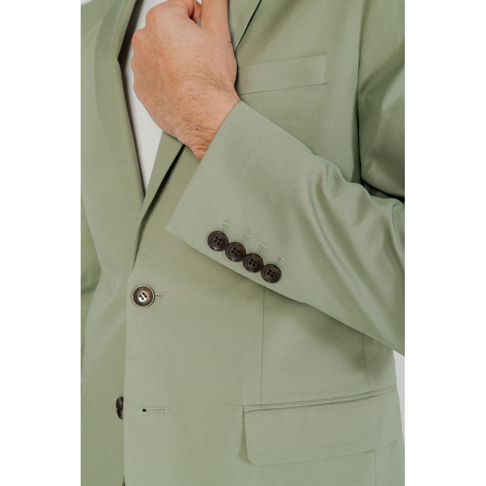 Antony Morato Grüner Baumwollblazer