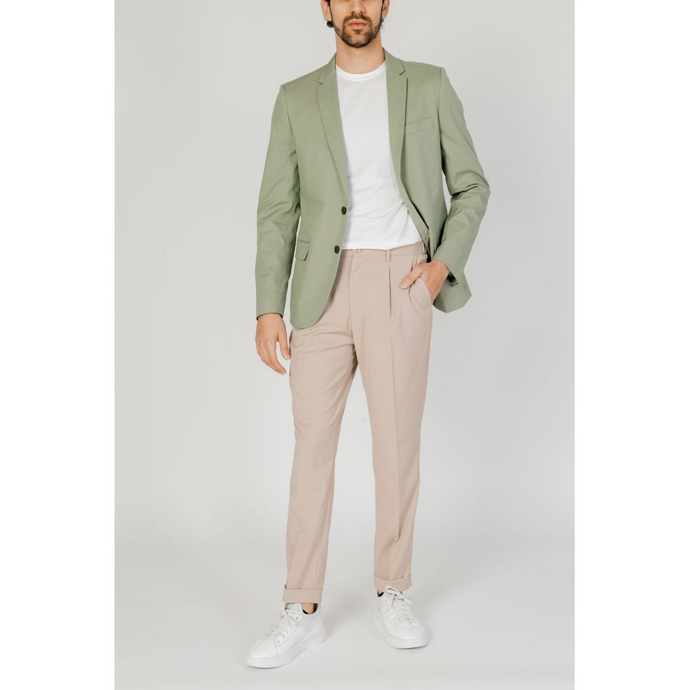 Antony Morato Grüner Baumwollblazer