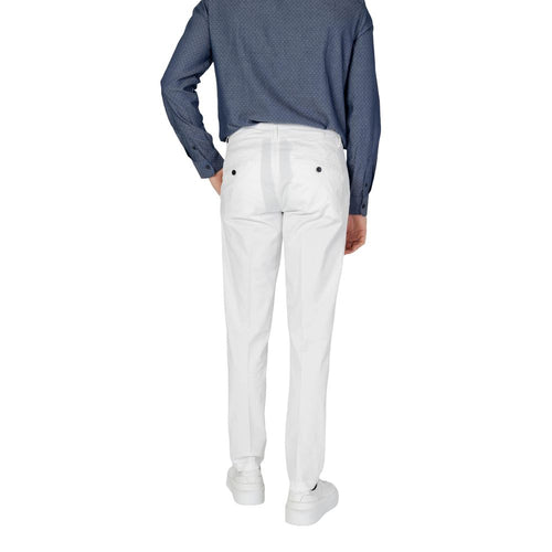 Antony Morato Cremefarbene Baumwoll-Skinny-Hose