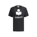 Marant Etoile Schwarzes Leinen-T-Shirt
