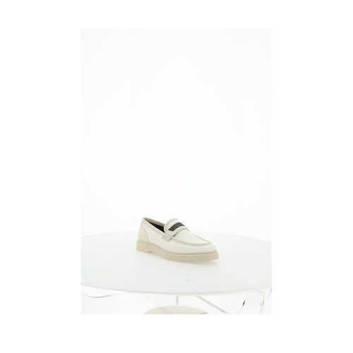 Brunello Cucinelli Beige Loafers Schuhe