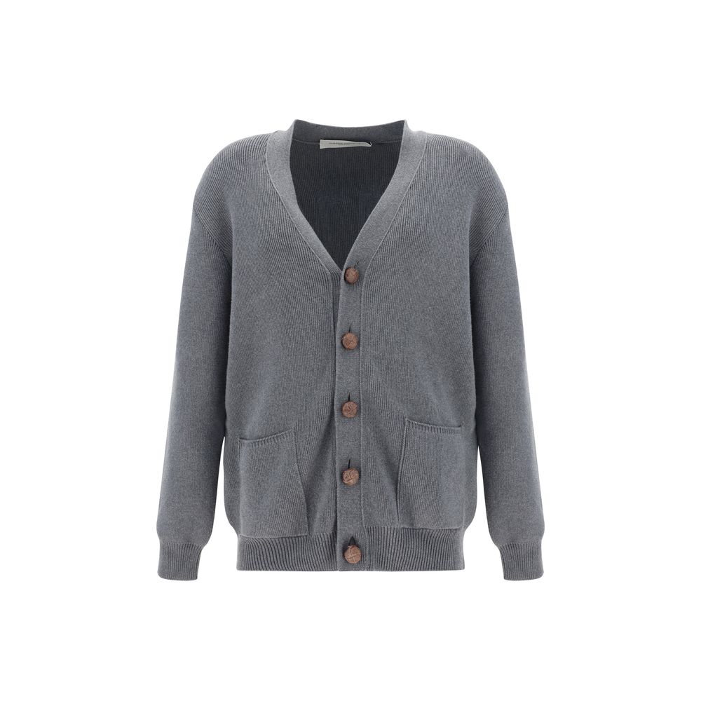 Golden Goose Grauer Baumwoll-Cardigan