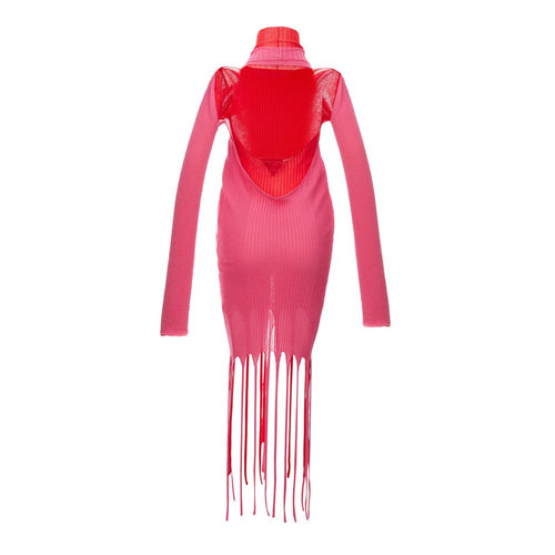 Bottega Veneta Rosa Freizeitkleid aus Baumwolle