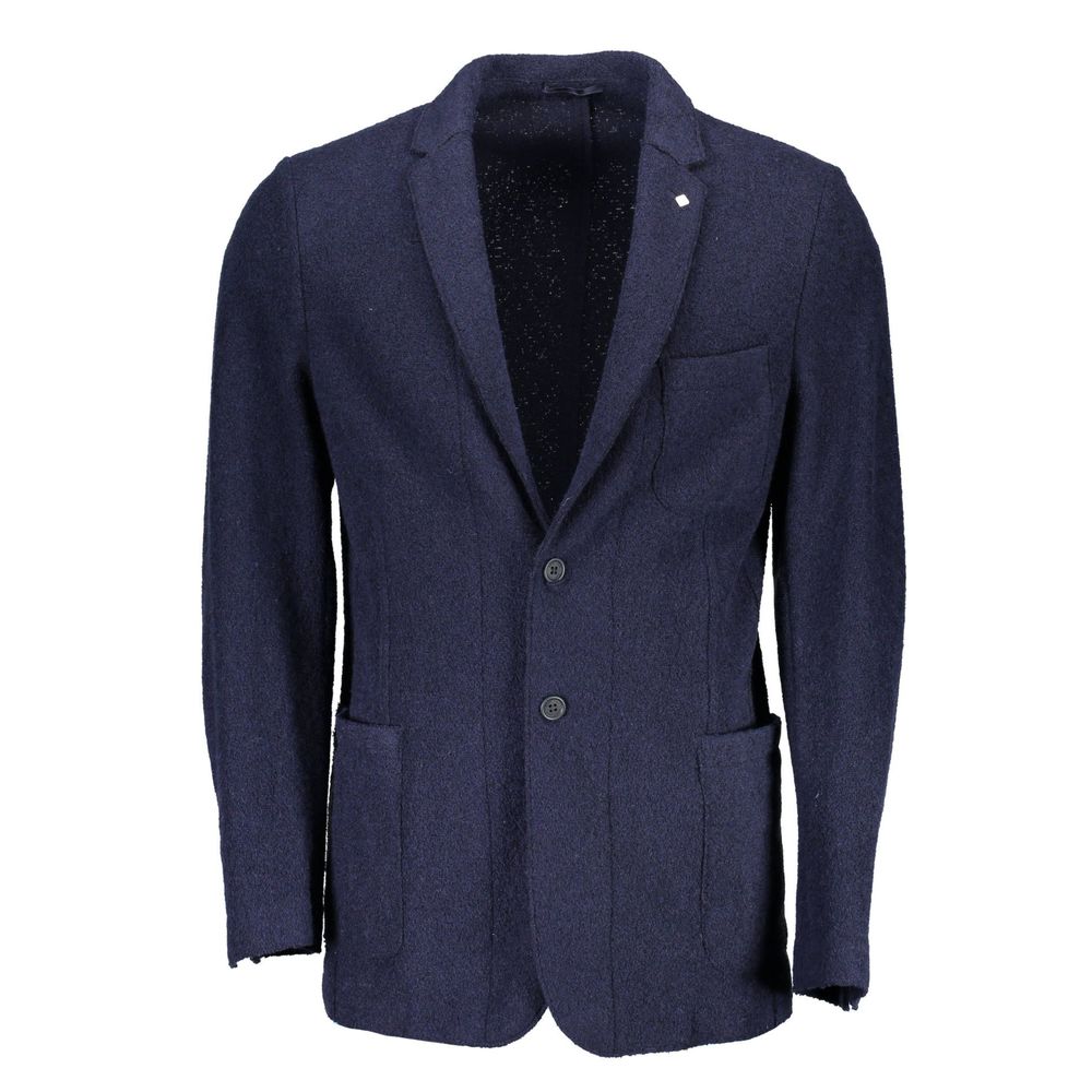 Gant Blaue Blazerjacke aus Wolle