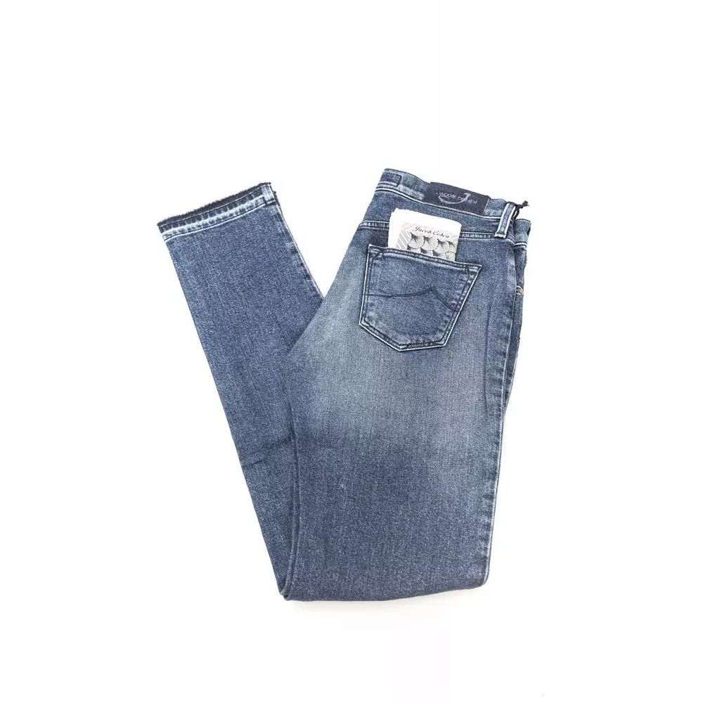 Jacob Cohen Blaue Baumwolljeans & Hose