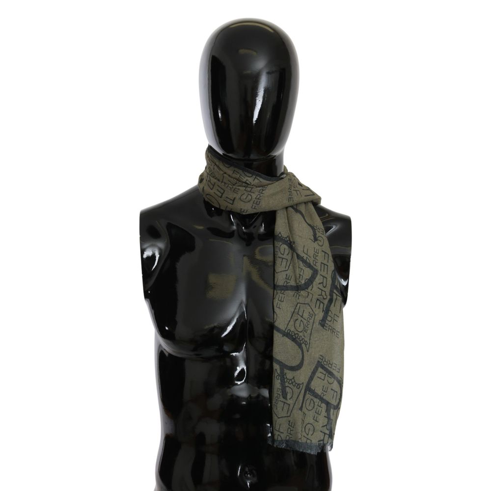 Ferre Grüner Wollschal