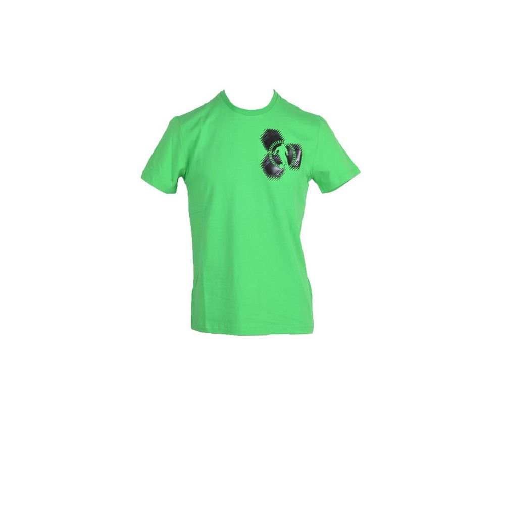Bikkembergs T-Shirt aus grüner Baumwolle