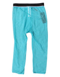 Dolce & Gabbana Light Blue DG Logo Nylon Cropped Tights Underwear