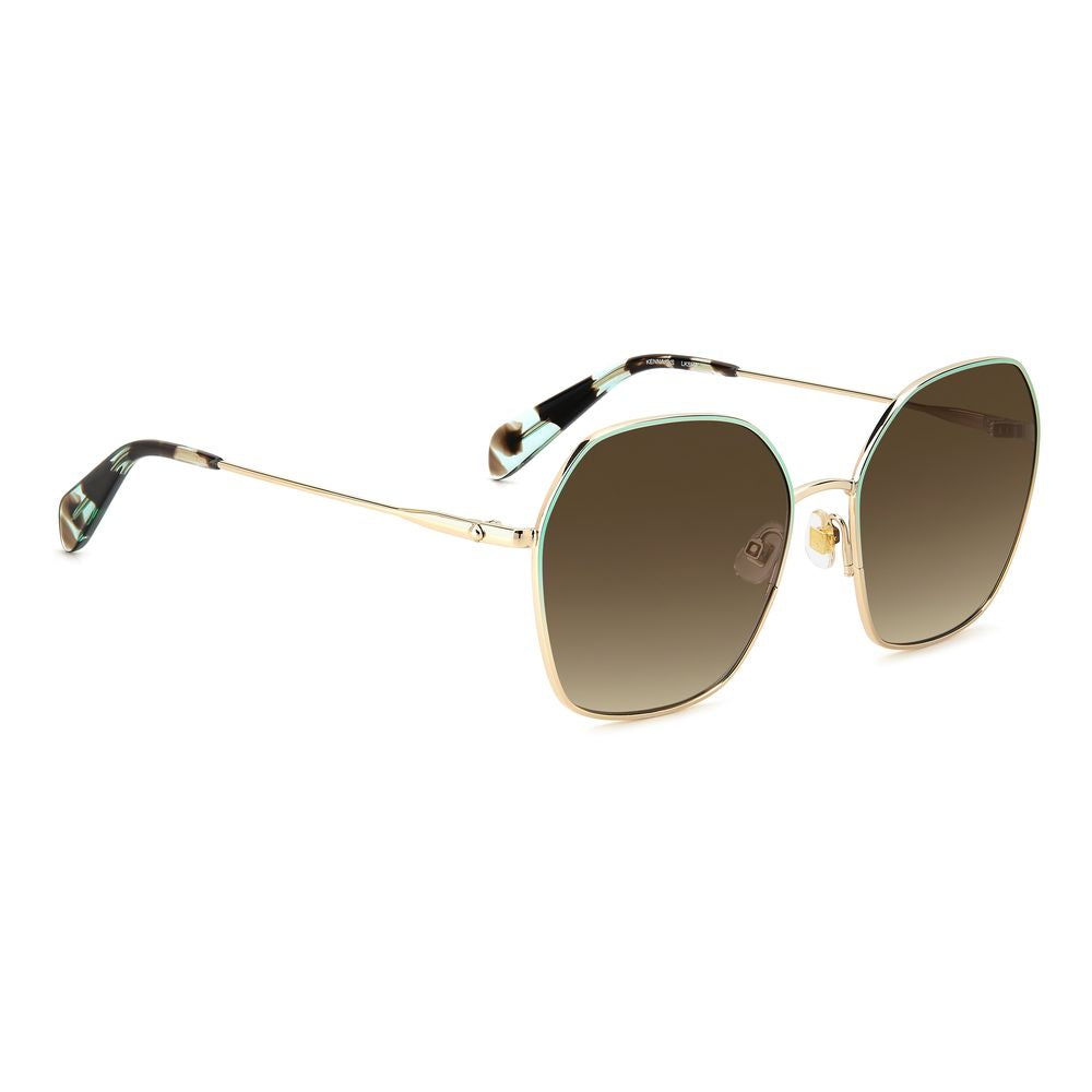 Kate Spade Blaue Metall-Sonnenbrille