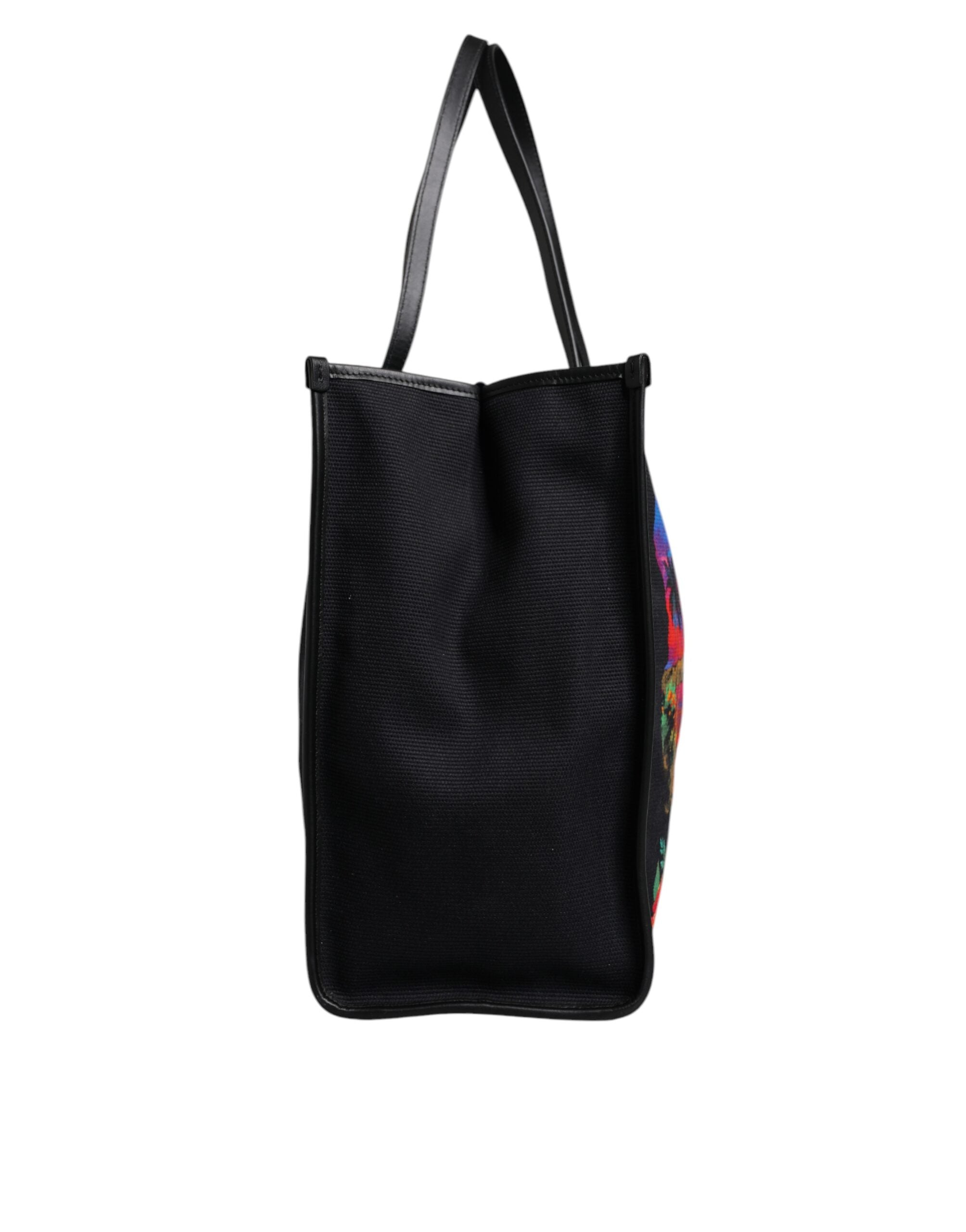 Dolce & Gabbana Multicolor Graphic Printed Top Handle Einkaufstasche