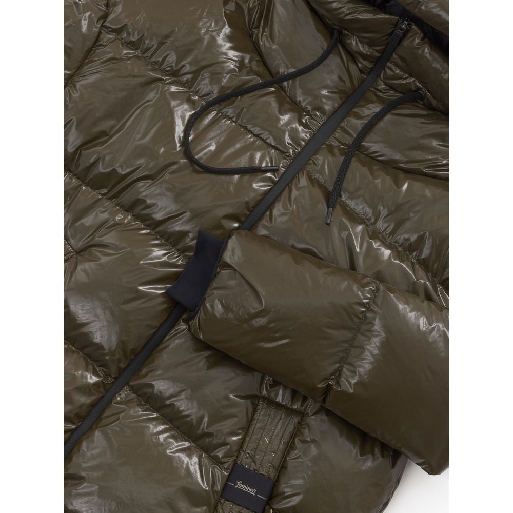Herno Grüne Polyamid-Parka