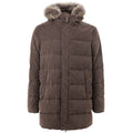 Herno Brauner Baumwoll-Bomberjacke