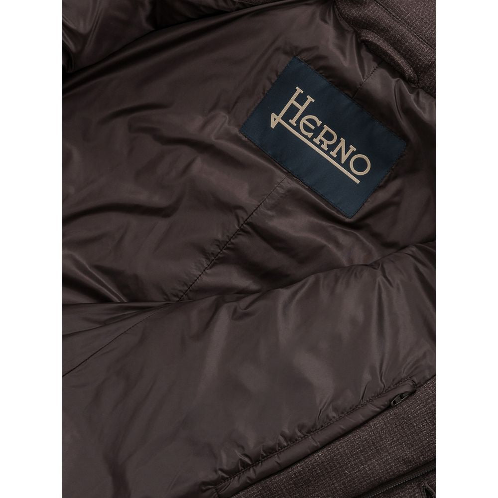 Herno Braune Wolljacken &amp