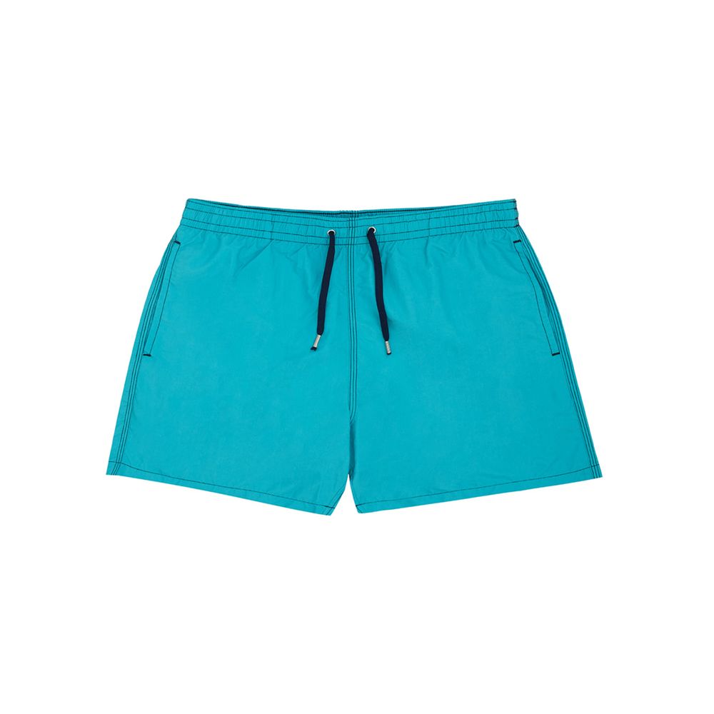 Malo Türkisblaue Badeshorts aus Polyester