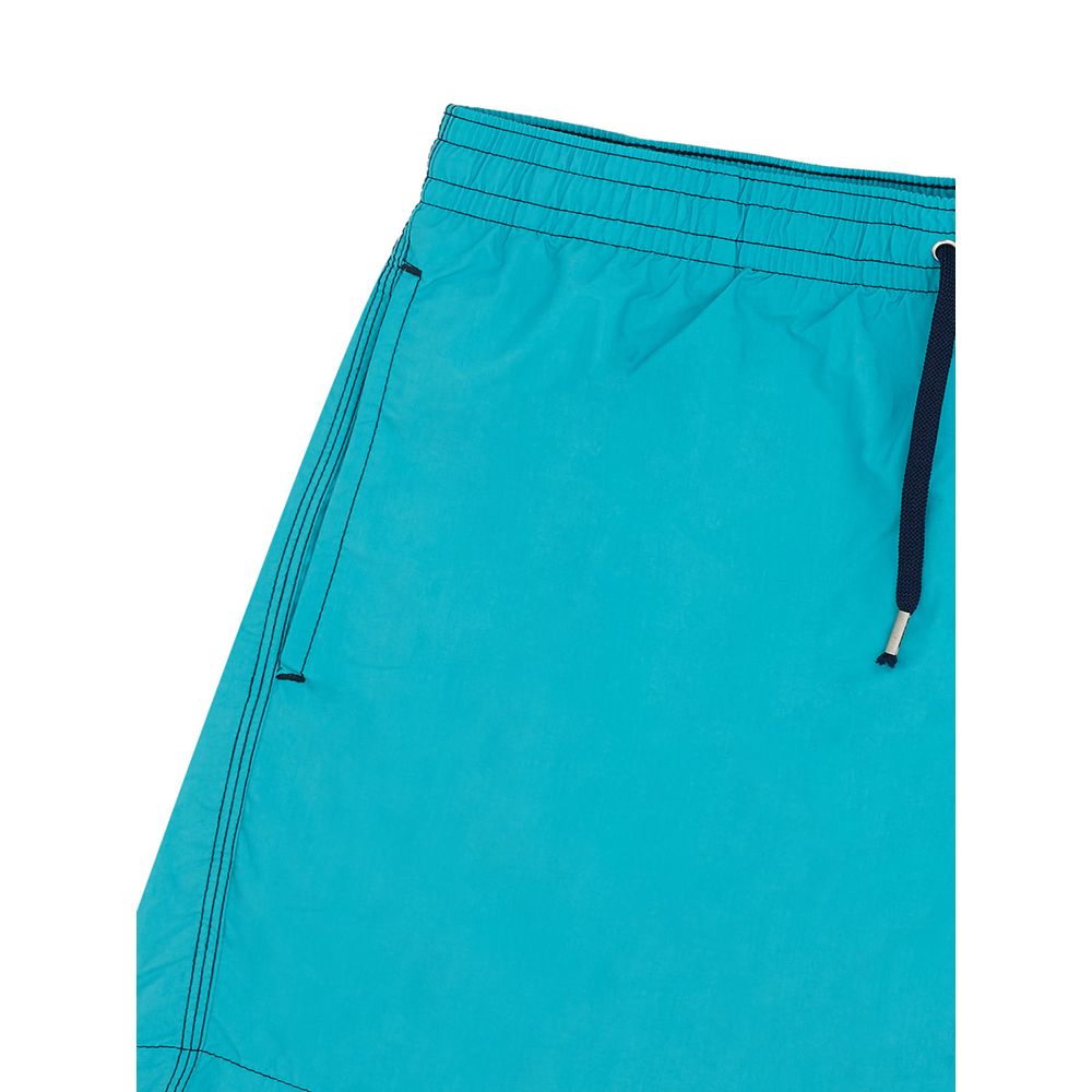 Malo Türkisblaue Badeshorts aus Polyester