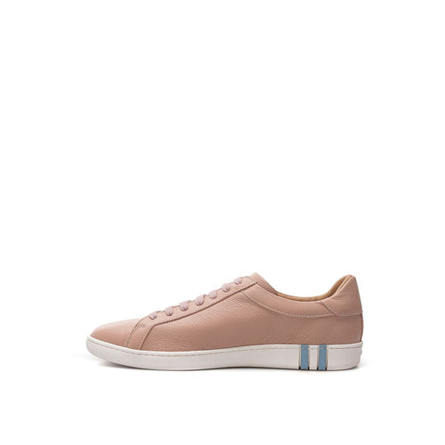 Bally rosa Leder-Sportsneaker