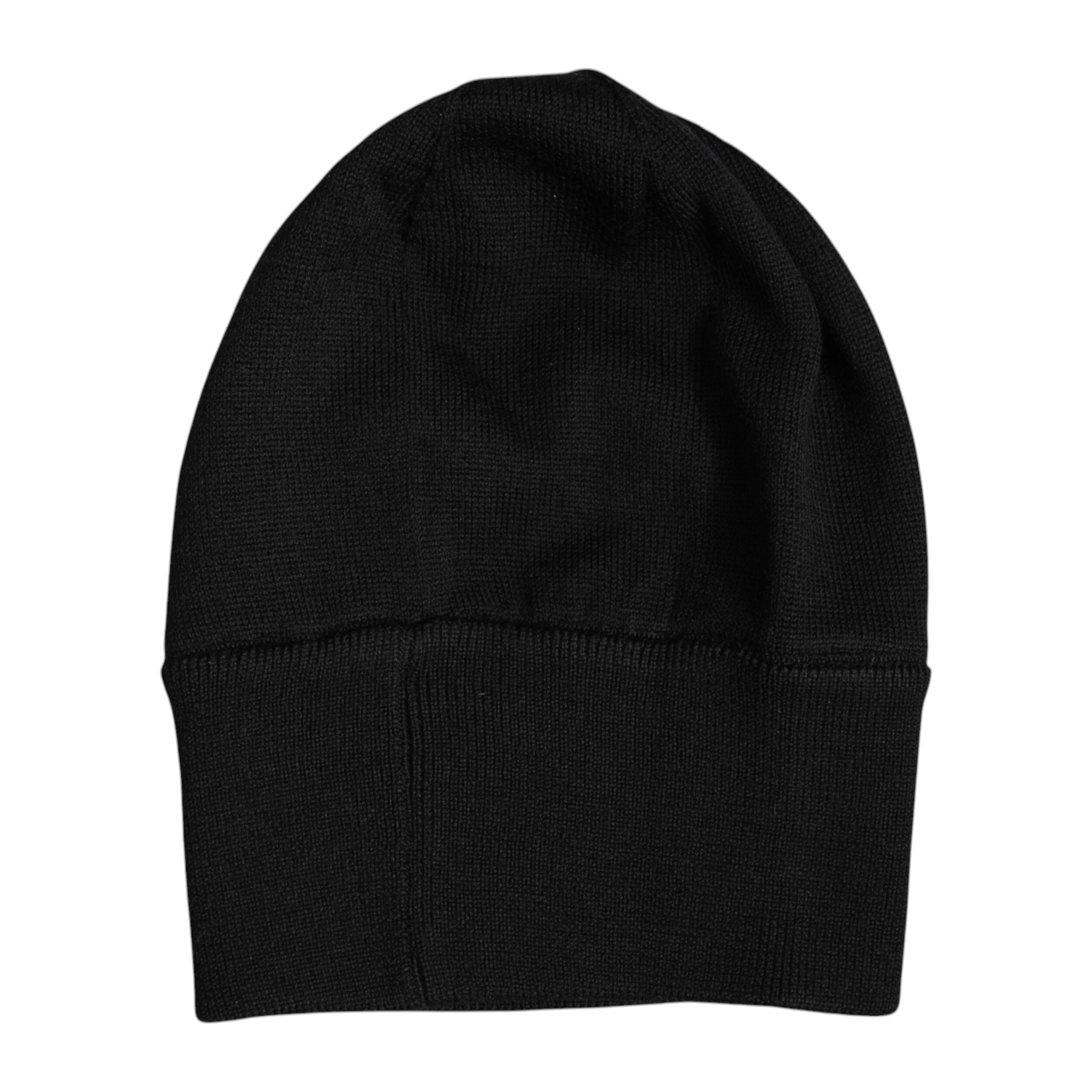 Dolce & Gabbana Schwarz #DGLOVESLONDON Gestrickte Beanie-Mütze