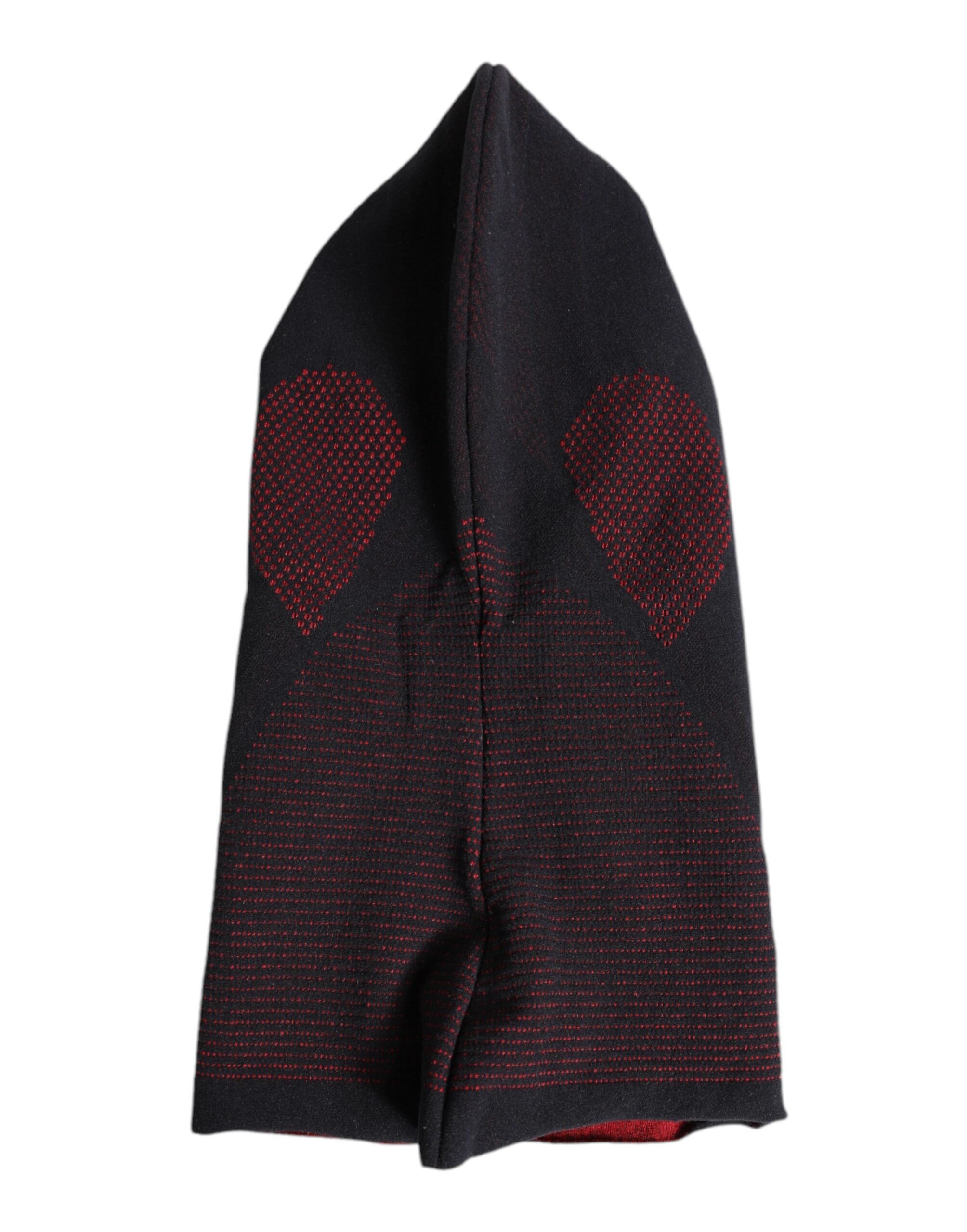Dolce & Gabbana Schwarz Baumwolle gestrickt Skimaske Balaclava Hut