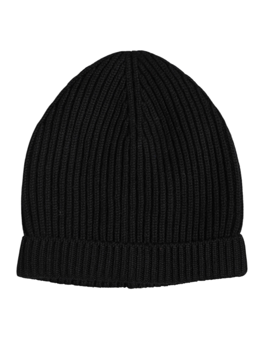 Dolce & Gabbana Schwarze Kaschmir-Strickmütze Winter Beanie