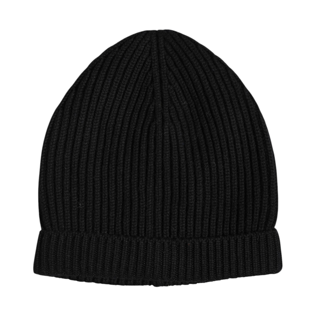 Dolce & Gabbana Schwarze Kaschmir-Strickmütze Winter Beanie