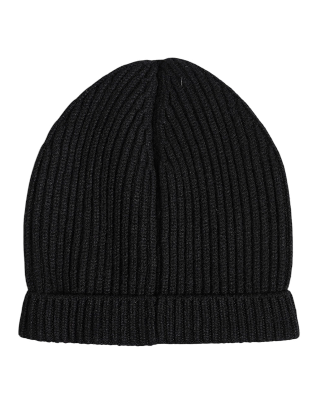 Dolce & Gabbana Schwarze Kaschmir-Strickmütze Winter Beanie
