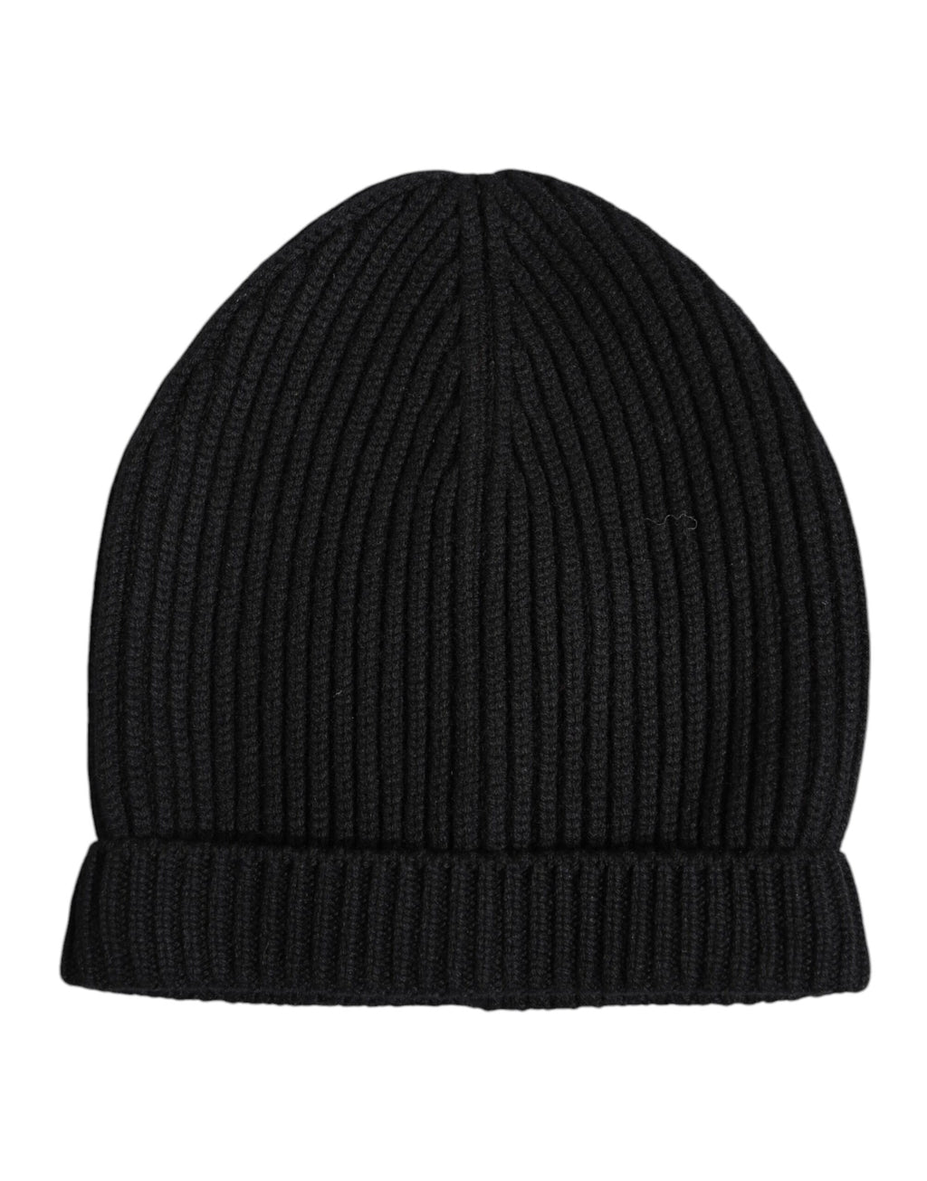 Dolce & Gabbana Schwarze Kaschmir-Strickmütze Winter Beanie